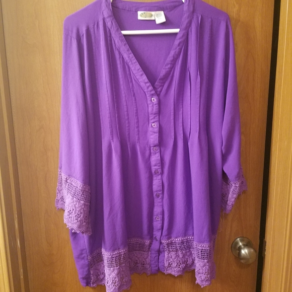PURPLE blouse - Picture 7 of 8